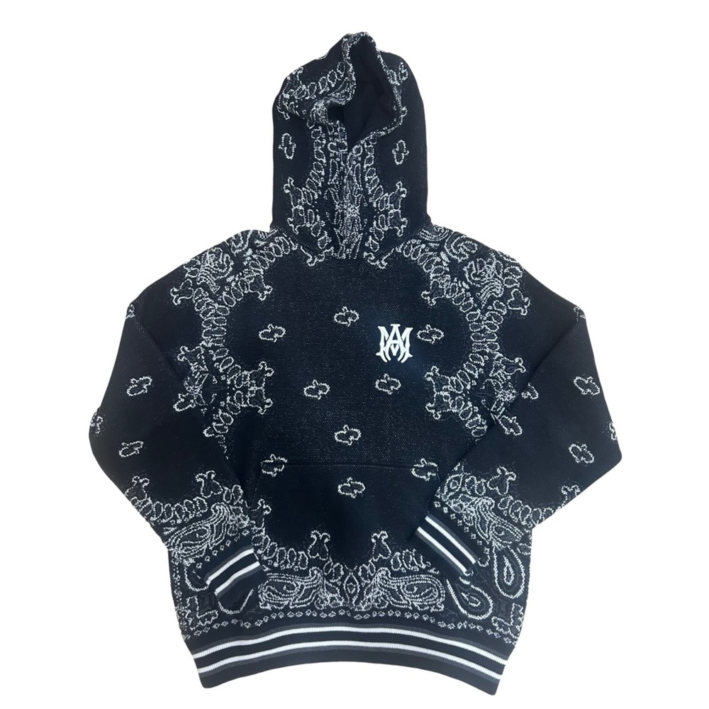 Amiri sweater size small bandana sweater